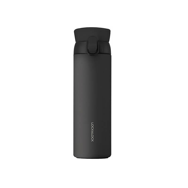 Bình Giữ Nhiệt LocknLock Wannabe One Touch 450ml - 4 màu (Đen, Hồng, Xám, Trắng) - LHC3240 image number null